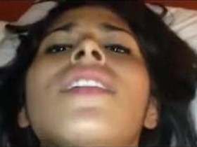 Desi Indian girl's MMS video of hard moaning during sex scandal