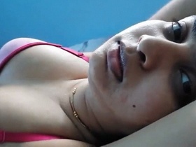 Tamil hotwife seductively teases in solo video