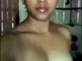 Young Indian girl flaunts her natural pubic hair in public