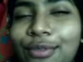 Indian teen with big boobs takes nude selfies in private