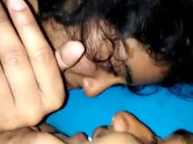 A stunning Indian girl giving oral and having sex
