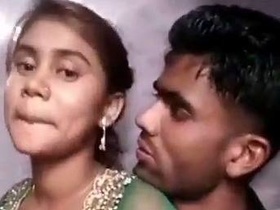 Indian couple's passionate sex and romantic kisses in a hot video