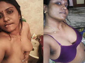 Tamil girl flaunts her big boobs in a titillating video