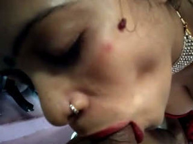 Oral sex in the kitchen with rough mouth fucking