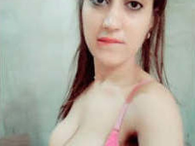 Pakistani college girl with big boobs gets naughty in part 5