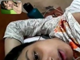 Indian babe shares nude selfie on video call
