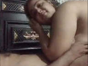 Indian newlywed couple's passionate moments at home