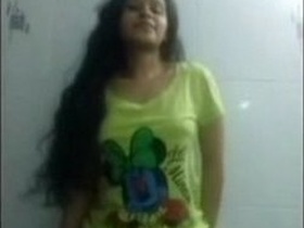 Desi college girl Ramya in steamy action