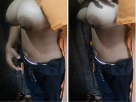 Sexy Indian babe gets naughty with her college boyfriend