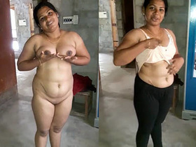 Tamil wife's nude video captured by husband for private viewing