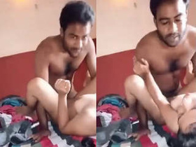 Indian couple engages in intense sexual activity