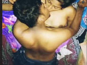 A stunning couple in a steamy MMS video