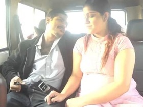 Naughty couple gets frisky in a car during hardcore sex