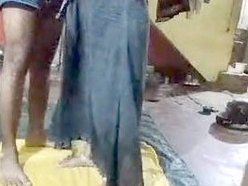 Desi couple in village gets naughty before sex