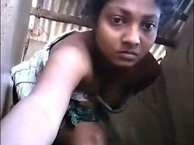 Watch riya, the village girl, enjoy a steamy shower in this video