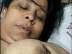 Desi Bhabhi's boobs get some attention on camera