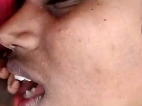 Three people have a sexual encounter in the great outdoors