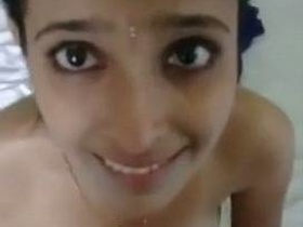 Indian wife gets caught cheating and swallows cum in steamy video