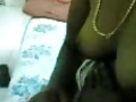 South Indian babe with a black complexion