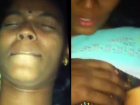 Desi aunty's tight pink pussy gets filled with cum