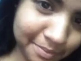 Desi girl flaunts her big boobs and pussy on camera