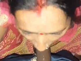 Desi aunt performs oral sex on her partner