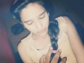 Cute desi girl rides her lover in hot video