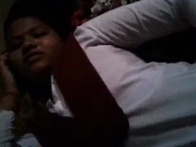 College girl in dress enjoys pussy licking and fingering