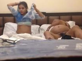 Desi hottie Ayesha engages in loud sex with client in hotel room