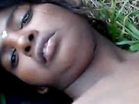 Horny Indian girl gets fucked on a riverbank