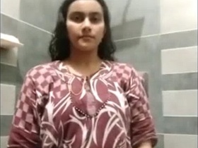 Undressing a girl from Kerala in a steamy video