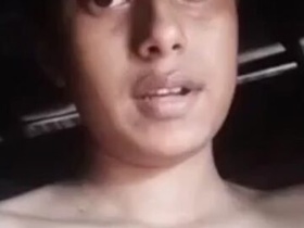Cute Bangladeshi girl pleasures herself in a village