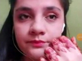 A stunning woman demonstrates her affection for her partner