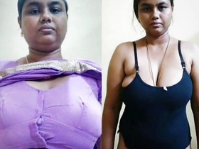 Experience the ultimate pleasure with Tamil bhabhi's huge boobs
