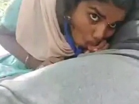 Receiving a blowjob from a colleague