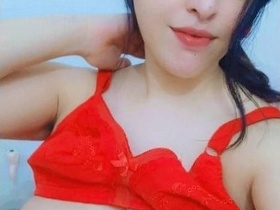 Beautiful Pakistani girl with big boobs in a steamy video