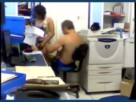 Indian secretary gets naughty with her boss behind closed doors