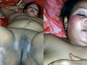 Indian aunty with big boobs gets rough sex from husband