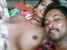 Desi couple from a village gets intimate on camera