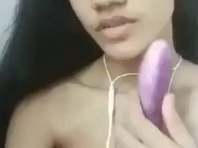 Desi girl gets horny and masturbates