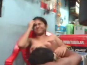 Busty Indian bhabhi gets naughty with her sasurji in free village sex video