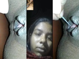 Bengali girl pleasures herself on webcam in Bangladesh