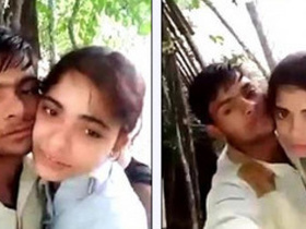 Desi couple enjoys passionate sex in a romantic setting