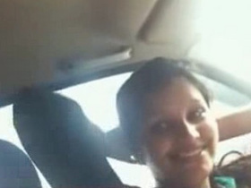 Indian couple's steamy encounter in a car