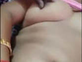 Aunty and husband have wild sex with their lover in home