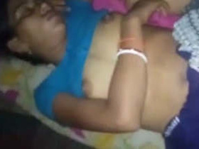 Husband catches his wife sleeping naked and films her