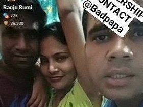 Indian Bhabhis share a threesome in this XXX video
