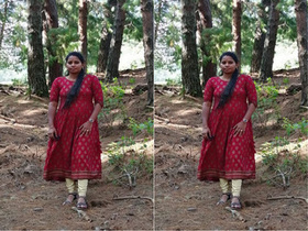 Exclusive amateur video of a Tamil wife in drag having sex