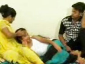 Indian couple enjoys homemade sex tape with brother-in-law