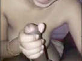 Bhabi from India gives a sensual blowjob